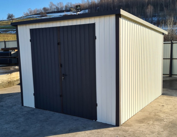 🅿️ Plechová garáž 3×3 m – RAL 9002 / RAL 7016 2