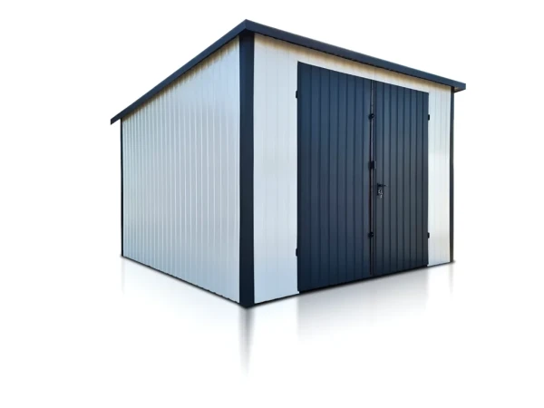 🅿️ Plechová garáž 3×3 m – RAL 9002 / RAL 7016