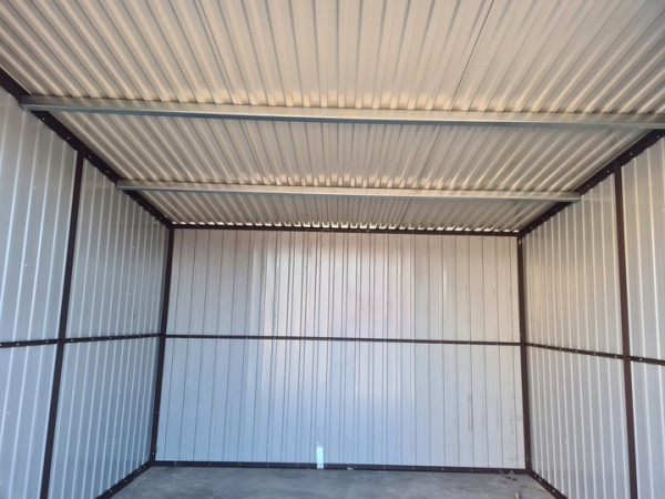🅿️ Plechová garáž 3×3 m – RAL 9002 / RAL 7016 3