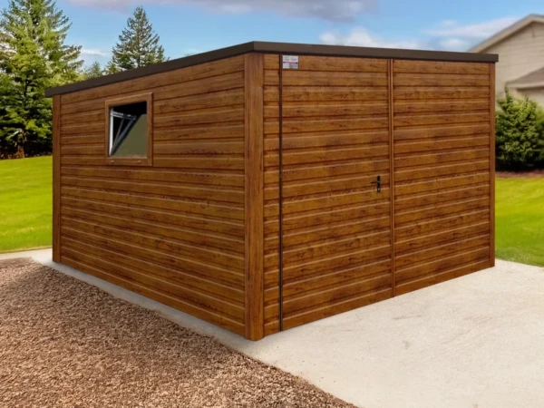 Plechový záhradný domček DREVODEKOR 3x3m 1