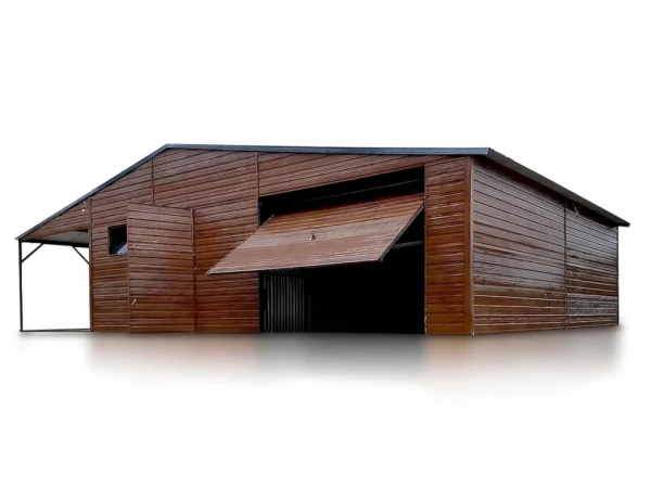 🏷 DVOJGARÁŽ S PRÍSTREŠKOM 11 × 7 m