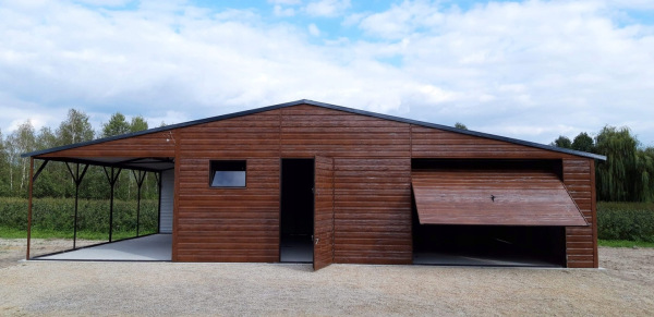 🏷 DVOJGARÁŽ S PRÍSTREŠKOM 11 × 7 m 2