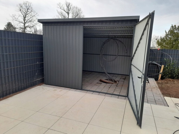 Záhradný domček 3 × 3 m | RAL 7016 3
