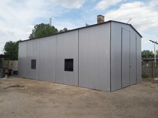 GARÁŽ / SKLAD 6 × 10 m – RAL 9006 2