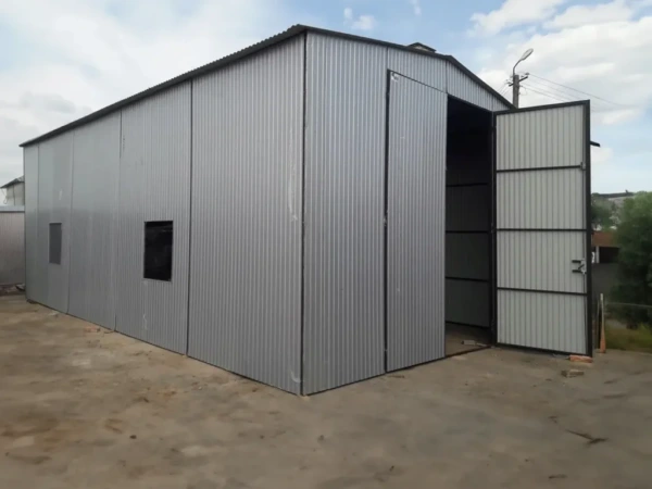 GARÁŽ / SKLAD 6 × 10 m – RAL 9006 1